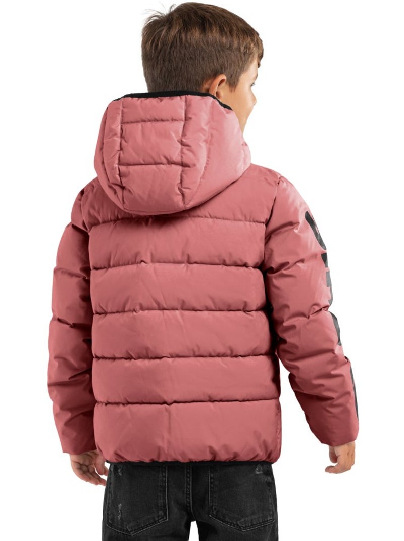 Giacca imbottita resistente all'acqua bambini lifestyle bambini e bambine mist Rosa - Kiabi