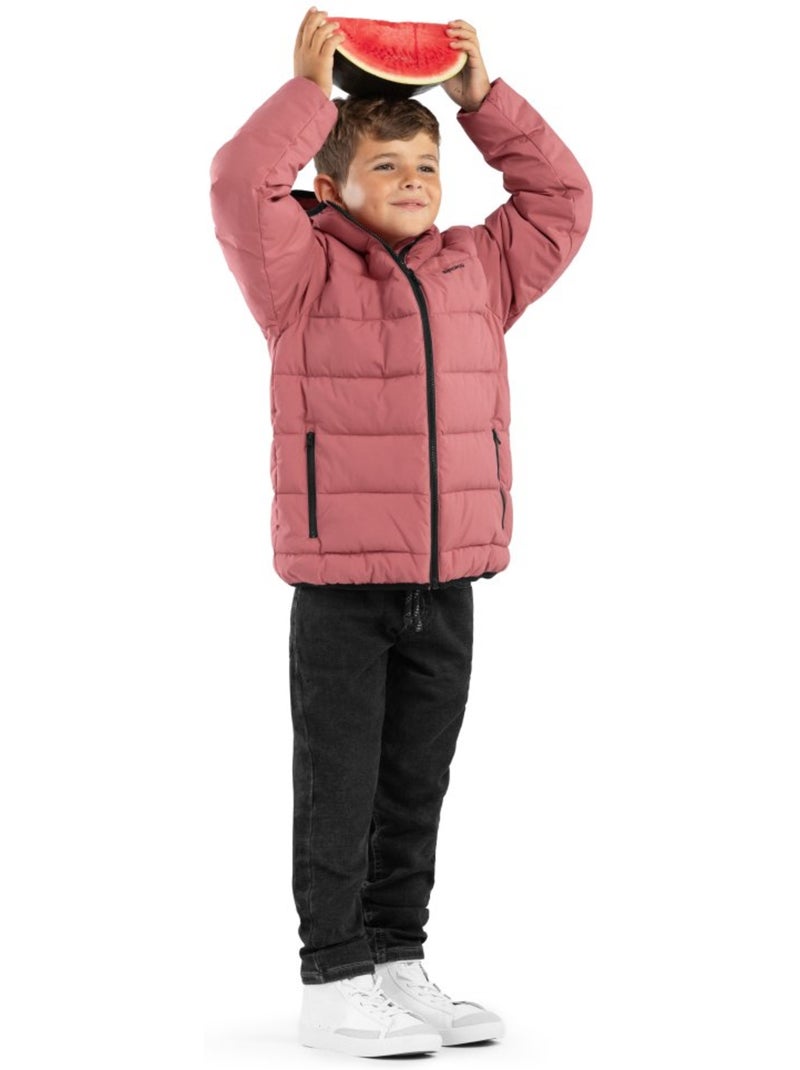 Giacca imbottita resistente all'acqua bambini lifestyle bambini e bambine mist Rosa - Kiabi