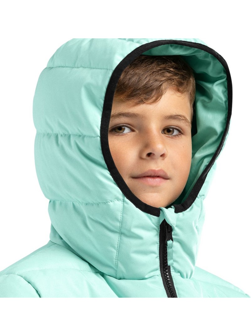 Giacca imbottita resistente all'acqua bambini lifestyle bambini e bambine pov Verde - Kiabi