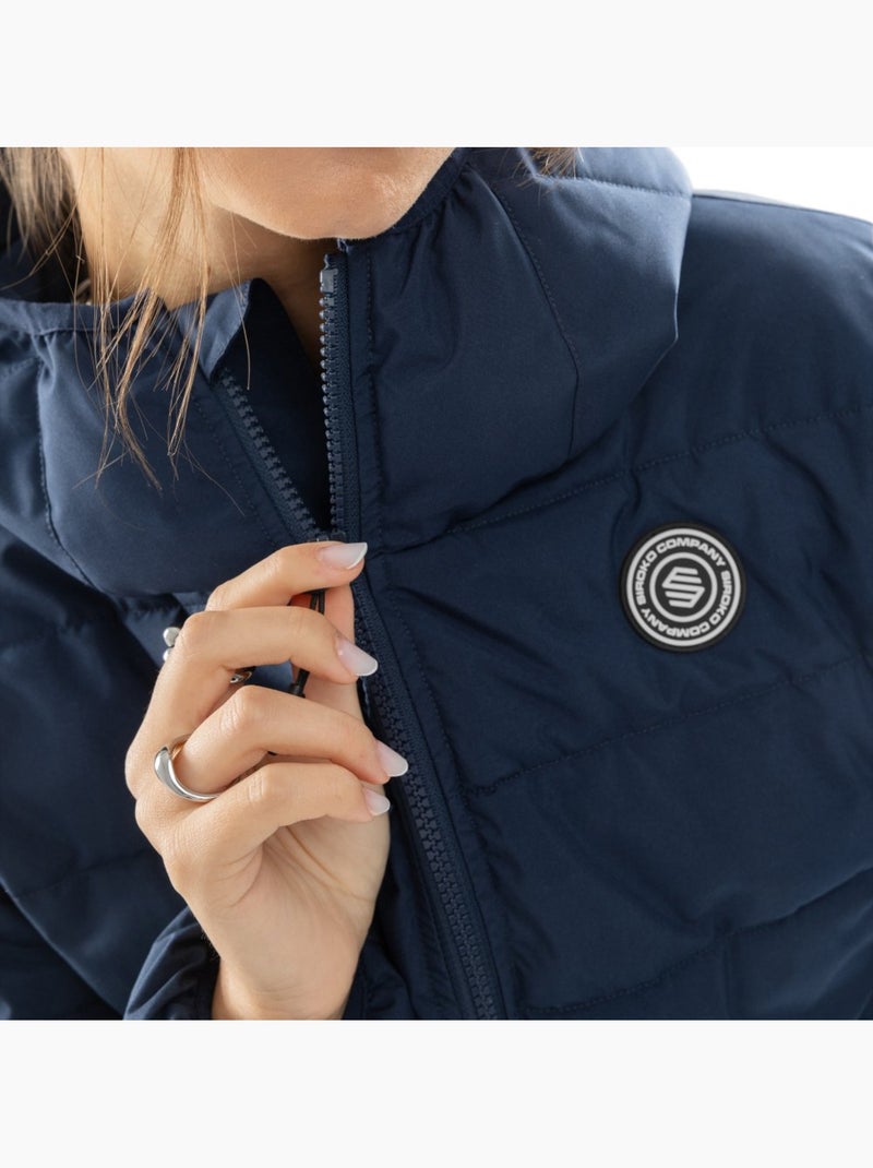 Giacca imbottita resistente all'acqua donna lifestyle donna argus-w Blu - Kiabi