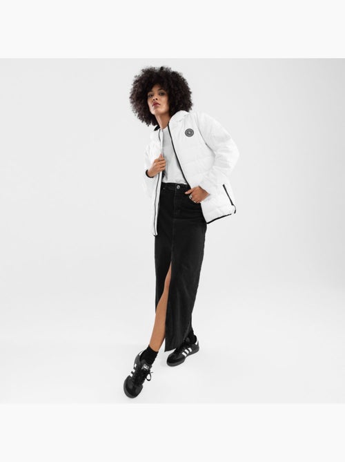 Giacca imbottita resistente all'acqua donna lifestyle donna natur-w - Kiabi Giacca imbottita resistente all'acqua donna lifestyle donna natur-w - Kiabi