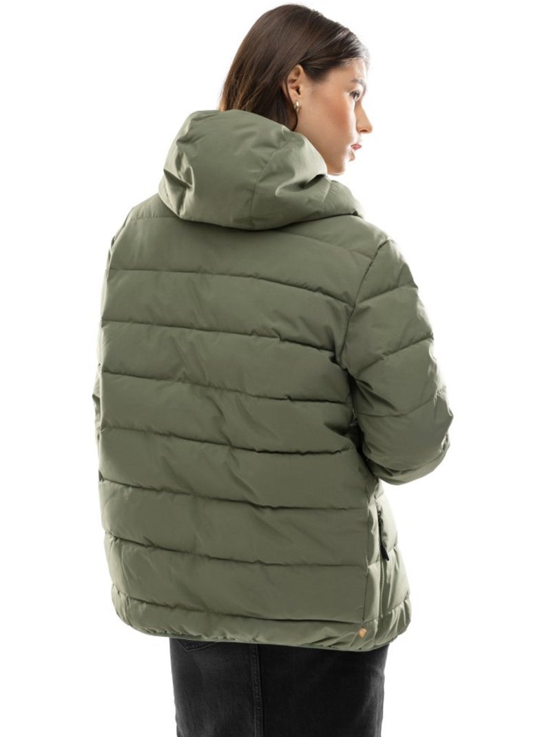 Giacca imbottita resistente all'acqua donna lifestyle donna sval-w Verde - Kiabi