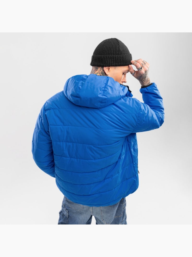Giacca imbottita resistente all'acqua uomo lifestyle uomo globe Blu - Kiabi