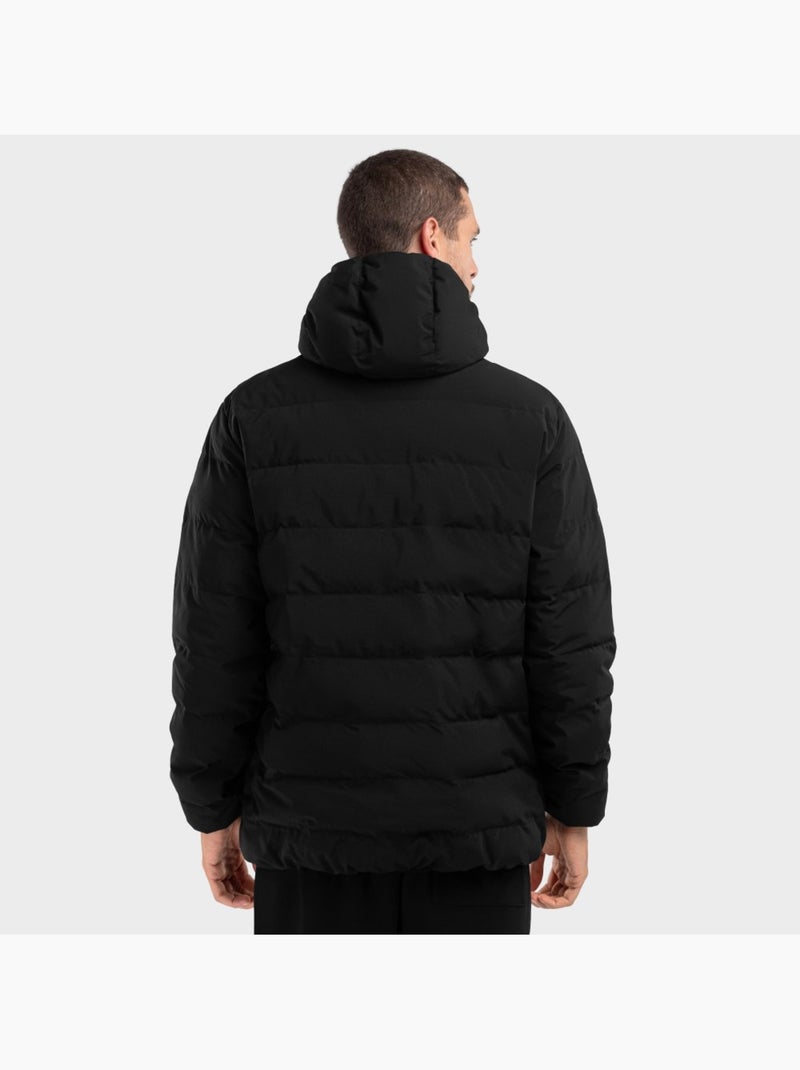 Giacca imbottita resistente all'acqua uomo lifestyle uomo shelter Nero - Kiabi