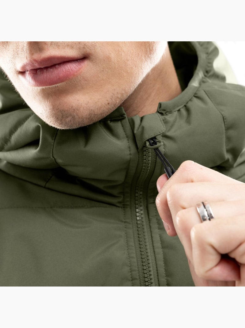 Giacca imbottita resistente all'acqua uomo lifestyle uomo sval Verde - Kiabi
