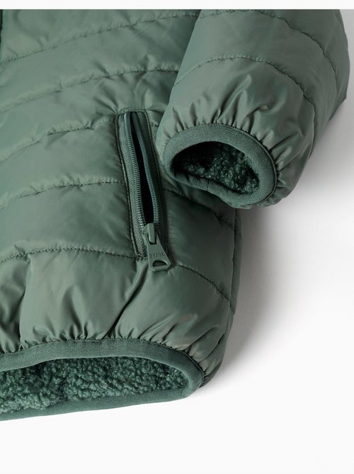 Giacca imbottita reversibile con sherpa - Kiabi