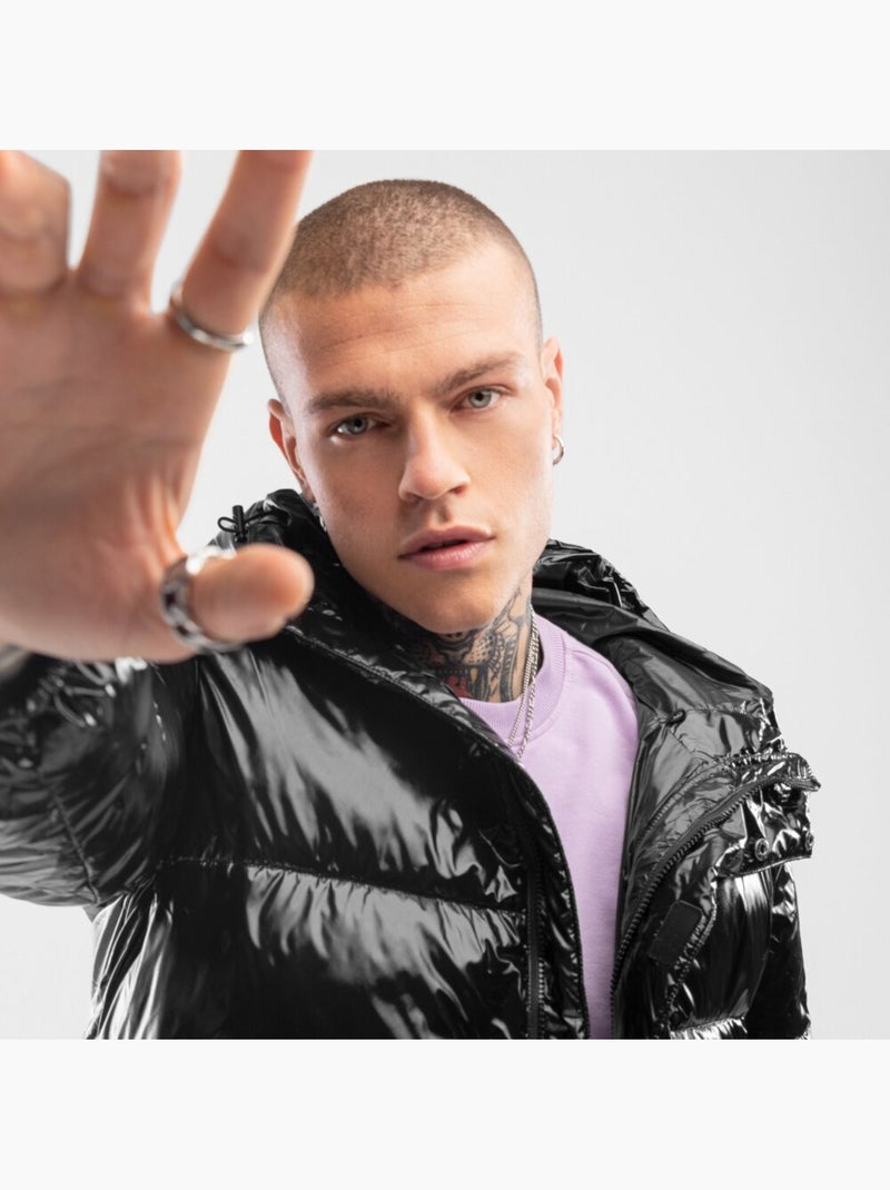 Giacca imbottita uomo lifestyle uomo barent Nero - Kiabi