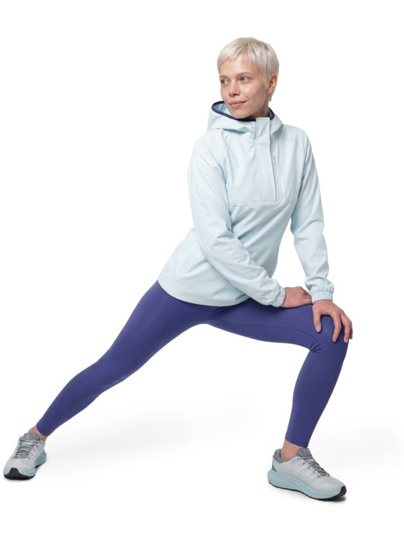 Giacca impermeabile cappuccio trail running donna donna leadville-w Blu - Kiabi