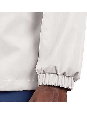 Giacca impermeabile cappuccio trail running uomo uomo canfranc gray