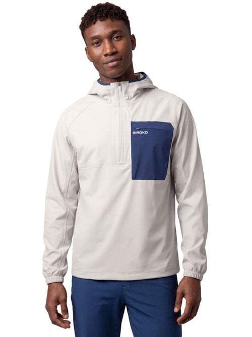 Giacca impermeabile cappuccio trail running uomo uomo canfranc gray - Kiabi