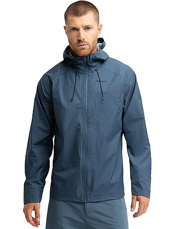 Giacca impermeabile da bikepacking da uomo ciclismo uomo uncharted indigo