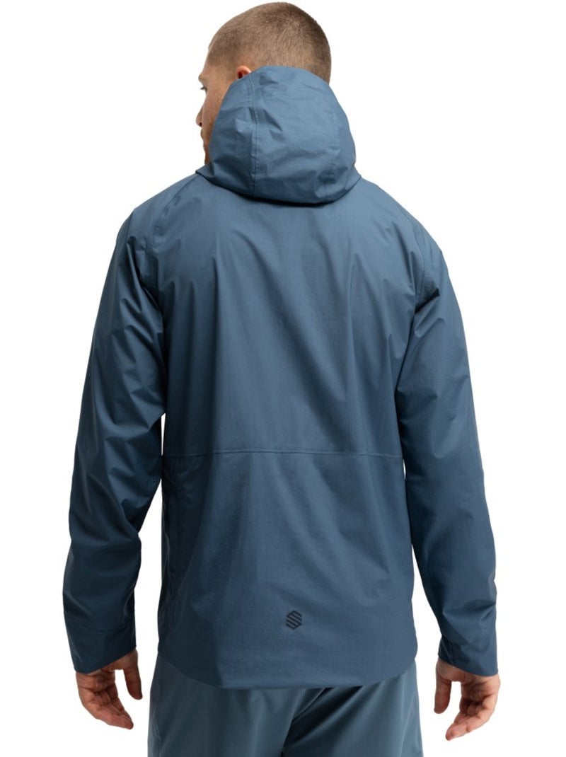 Giacca impermeabile da bikepacking da uomo ciclismo uomo uncharted indigo Blu - Kiabi