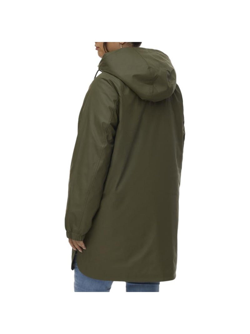 Giacca impermeabile Vero Moda Teddy Coated Cachi - Kiabi