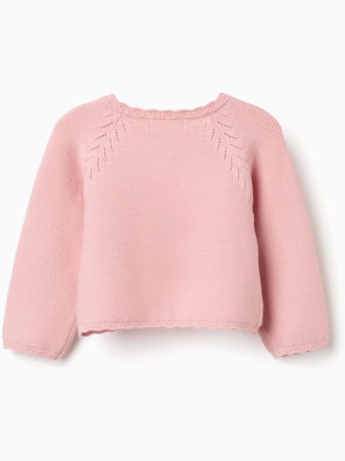 Giacca in cotone con bordi smerlati - Kiabi