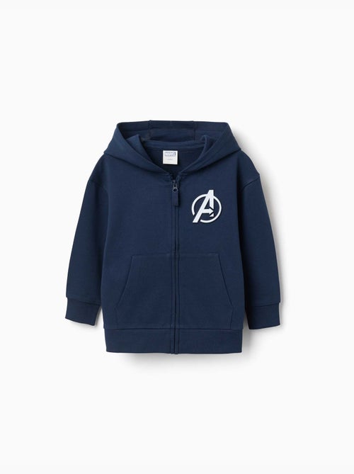 Giacca in cotone con cappuccio con stampe Avengers - Kiabi