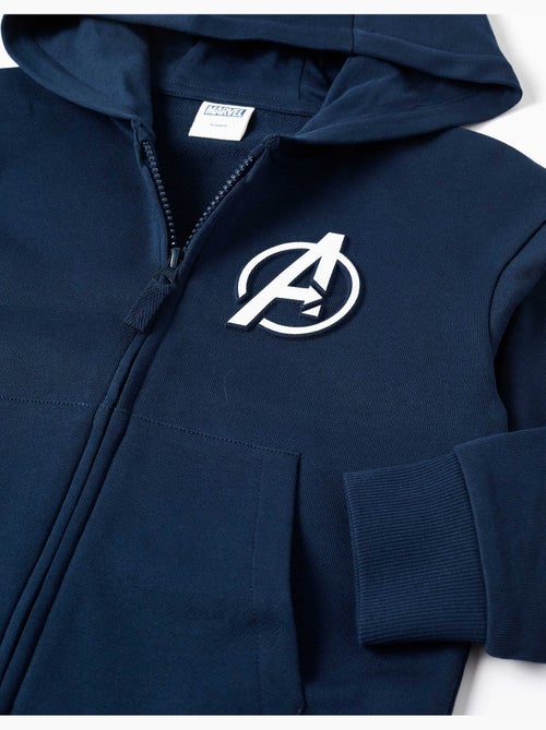 Giacca in cotone con cappuccio con stampe Avengers - Kiabi