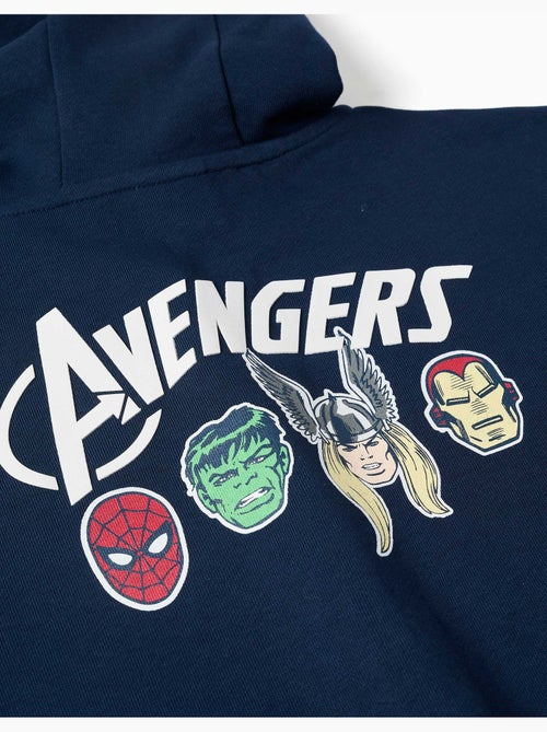 Giacca in cotone con cappuccio con stampe Avengers - Kiabi