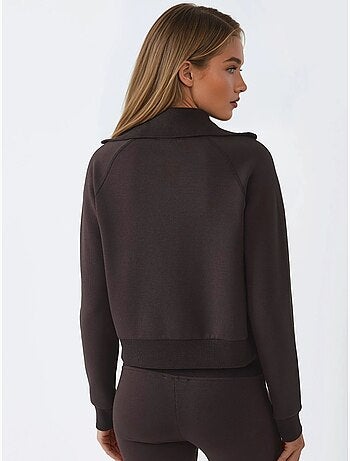 Giacca in cotone con zip e tasche busem