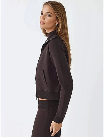 Giacca in cotone con zip e tasche busem