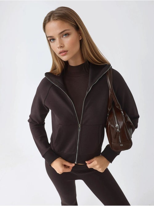 Giacca in cotone con zip e tasche busem - Kiabi Giacca in cotone con zip e tasche busem - Kiabi