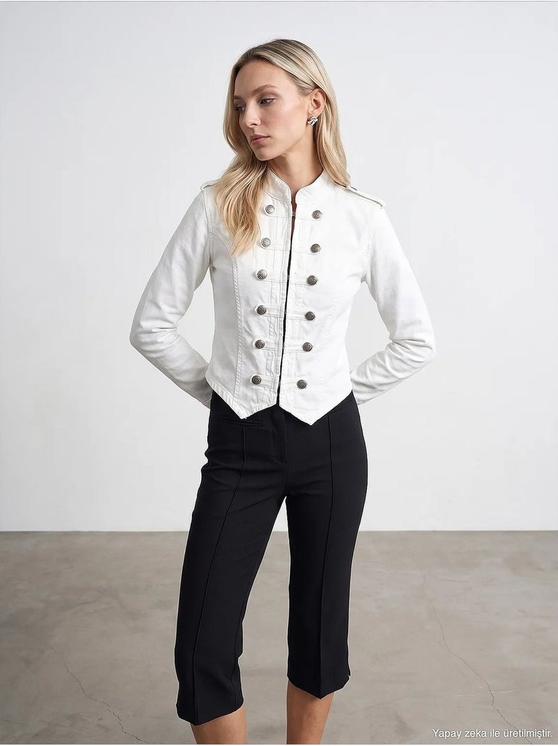 Giacca in cotone dilvin Bianco - Kiabi