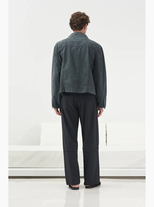 Giacca in cotone dritta con zip giesto - Kiabi Giacca in cotone dritta con zip giesto - Kiabi