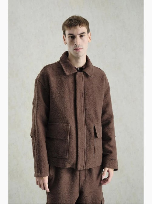 Giacca in cotone jacquard testurizzato giesto - Kiabi Giacca in cotone jacquard testurizzato giesto - Kiabi