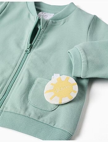 Giacca in cotone + pantaloni con motivo