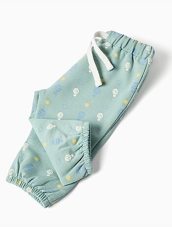 Giacca in cotone + pantaloni con motivo