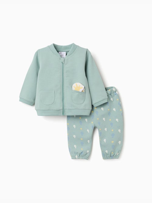 Giacca in cotone + pantaloni con motivo - Kiabi