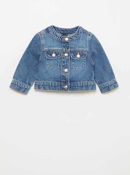 Giacca in denim a collo rotondo - Kiabi