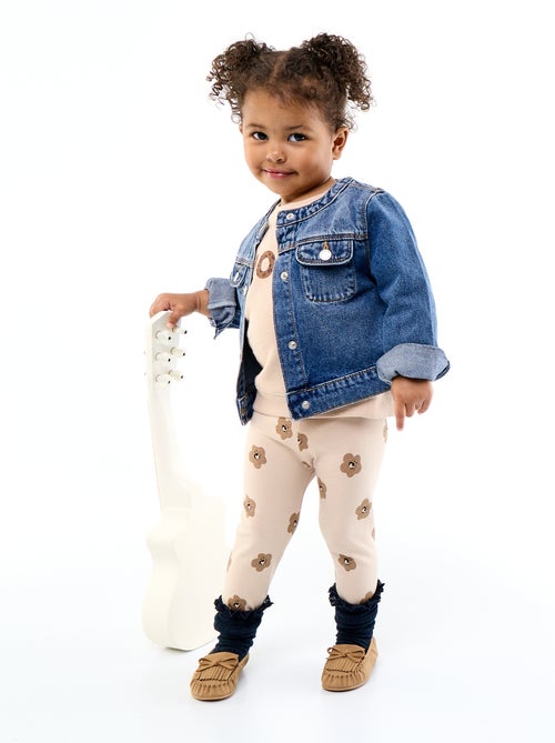 Giacca in denim a girocollo - Kiabi Giacca in denim a girocollo - Kiabi
