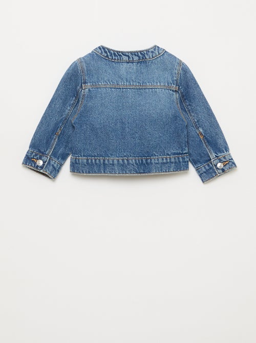 Giacca in denim a girocollo - Kiabi Giacca in denim a girocollo - Kiabi