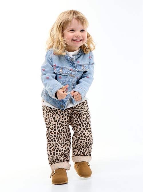 Giacca in denim a girocollo - Kiabi Giacca in denim a girocollo - Kiabi