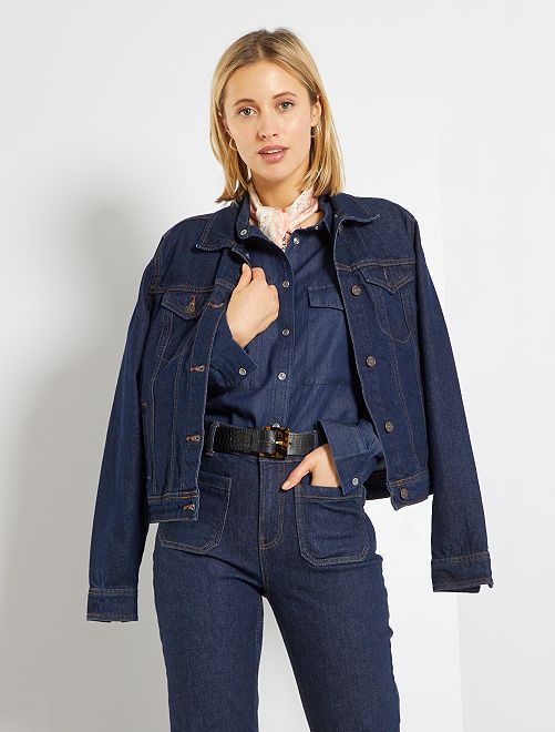 Giacca in denim - BLU - Kiabi - 20.00€