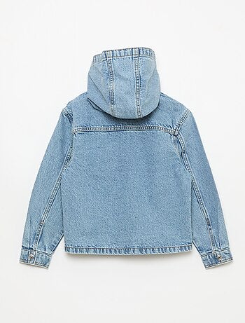 Giacca in denim con cappuccio