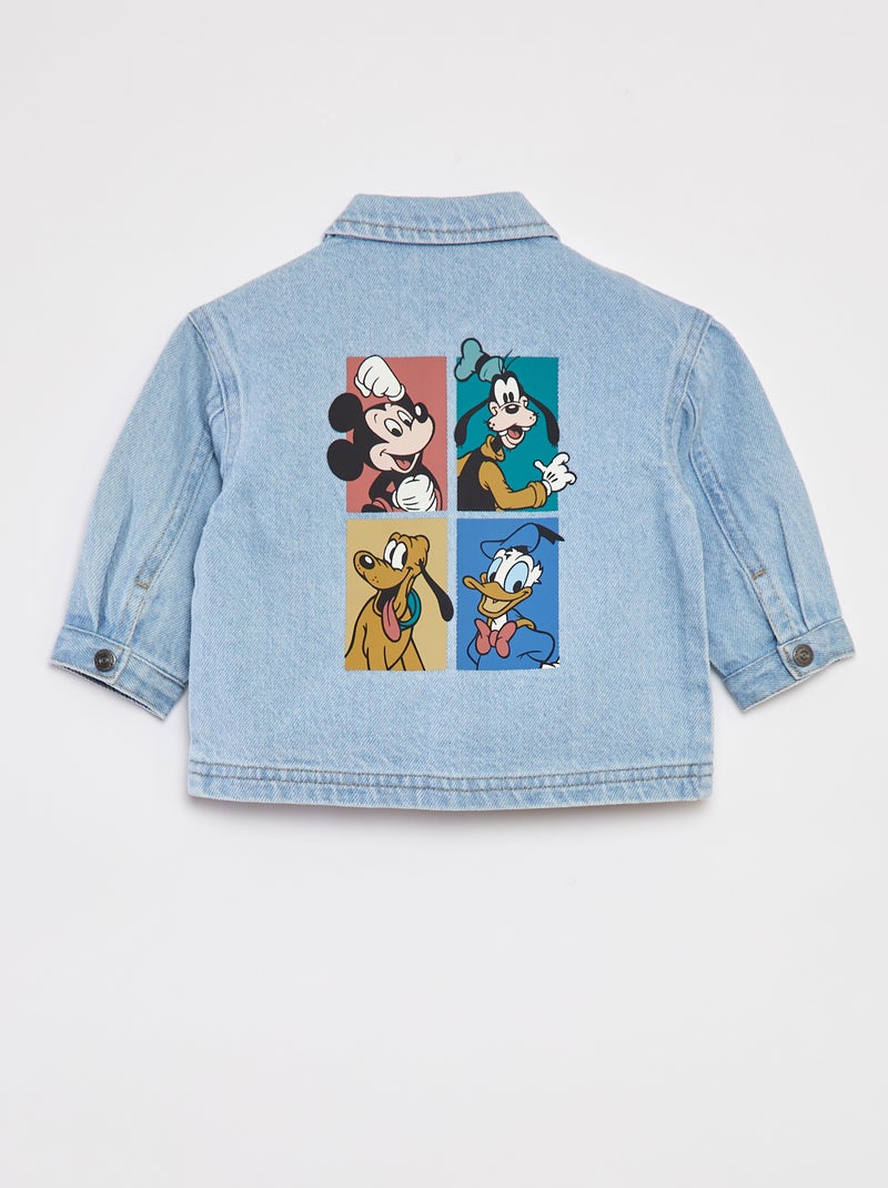Giacca in denim con stampa 'Topolino' 'Disney' BLU Neonato - Main Image