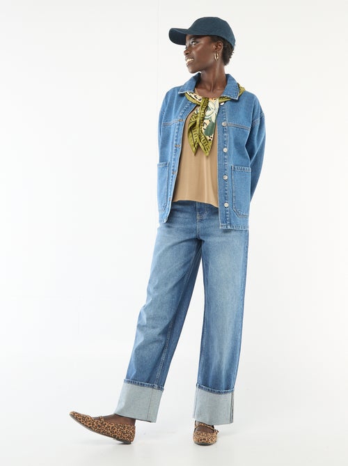 Giacca in denim con tasche applicate - Kiabi