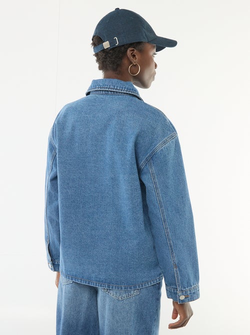 Giacca in denim con tasche applicate - Kiabi