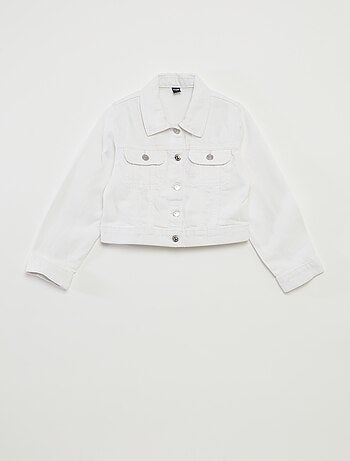 Giacca in denim cropped