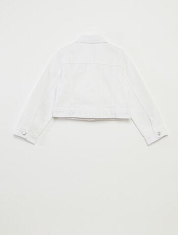 Giacca in denim cropped