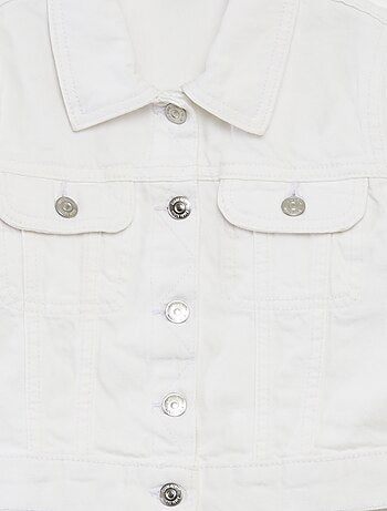 Giacca in denim cropped