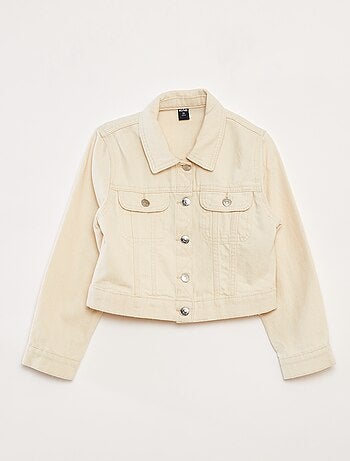 Giacca in denim cropped