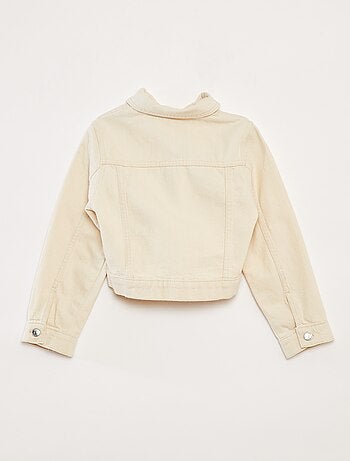 Giacca in denim cropped
