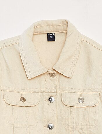 Giacca in denim cropped