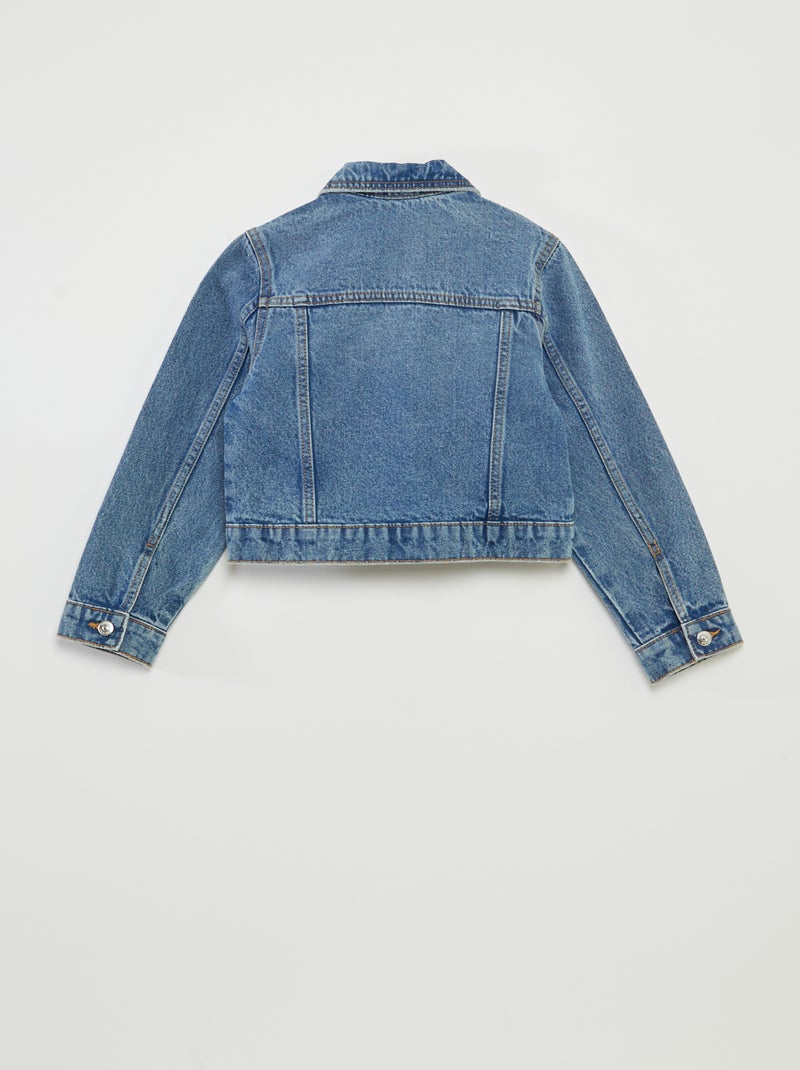 Giacca in denim cropped BLU - Kiabi