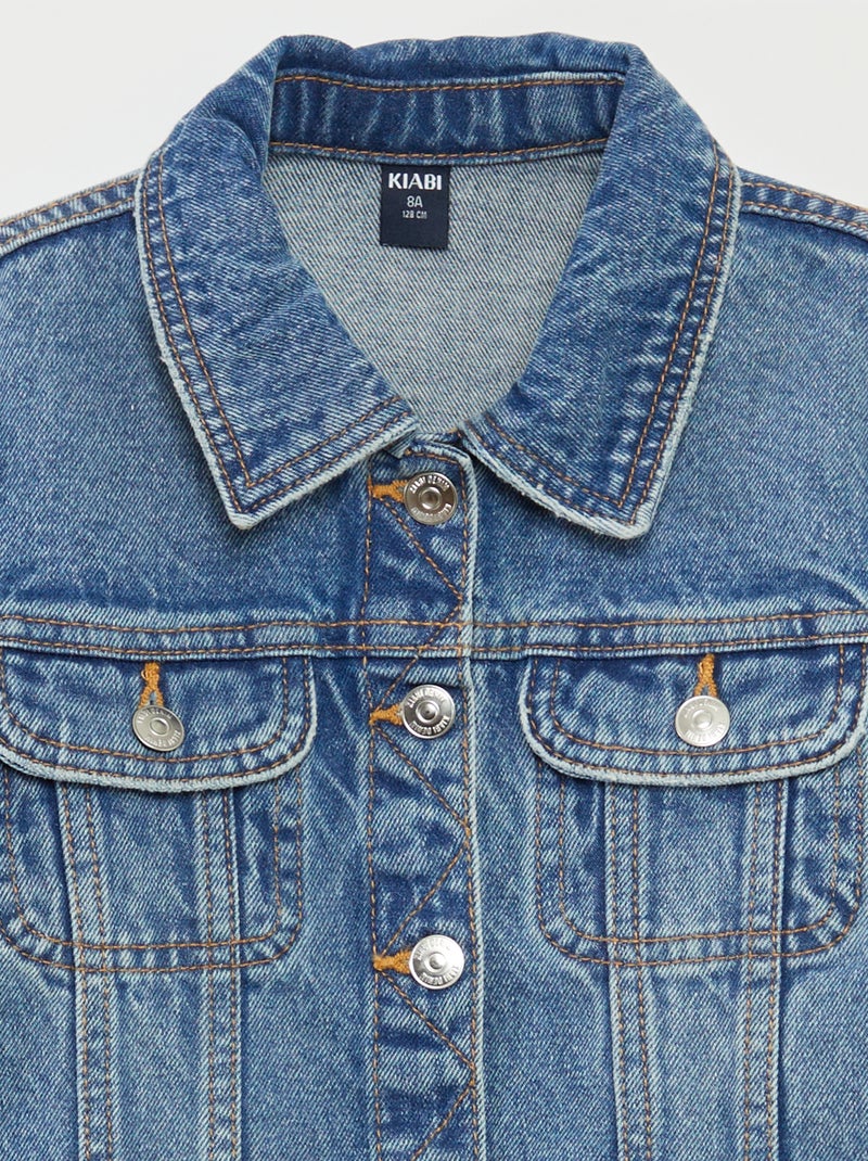 Giacca in denim cropped BLU - Kiabi