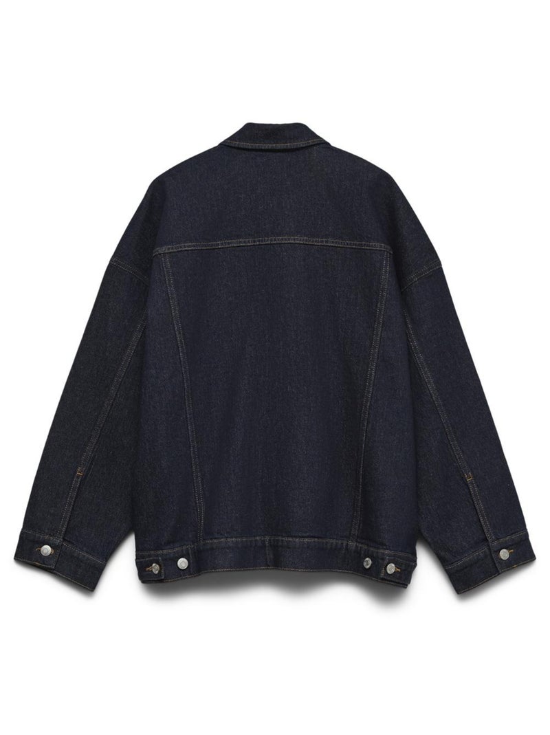 Giacca in denim grezzo da donna Vero Moda Curve Tessa Blu - Kiabi