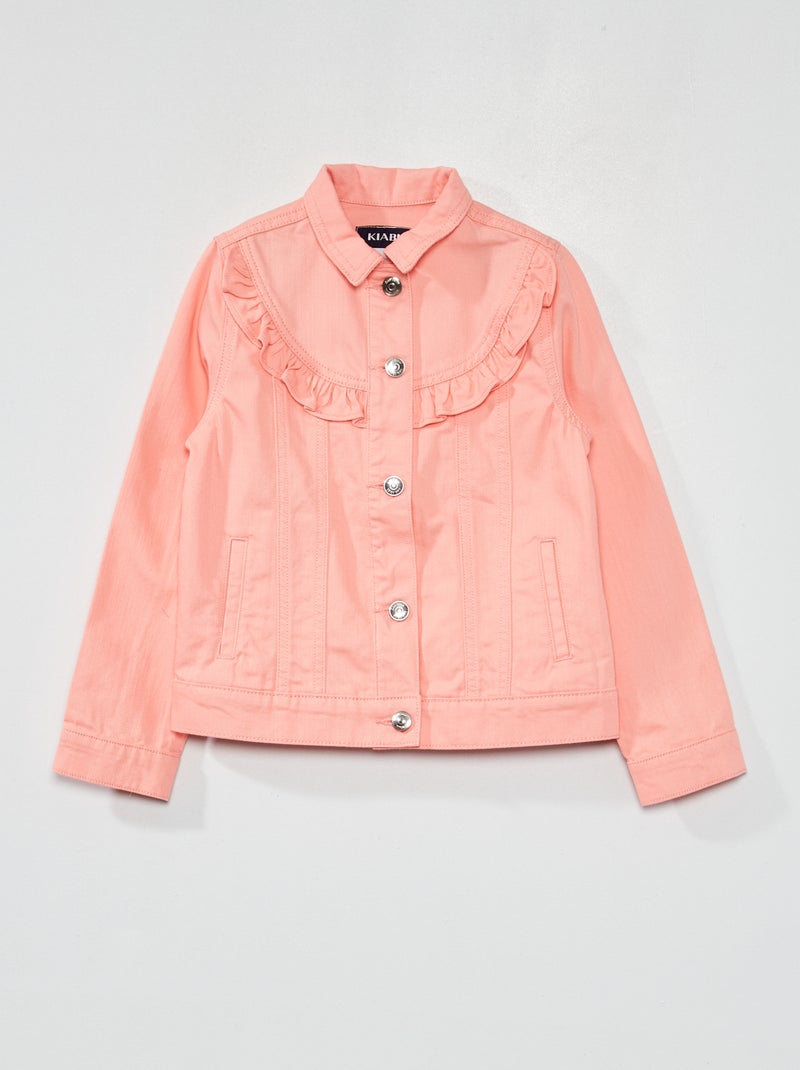 Giacca in denim puro cotone ROSA - Kiabi