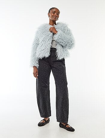 Giacca in ecopelliccia